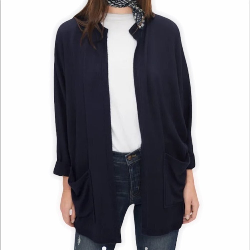 NWT New $168 SPLENDID Dolman Sleeve Cardigan Navy Size XS